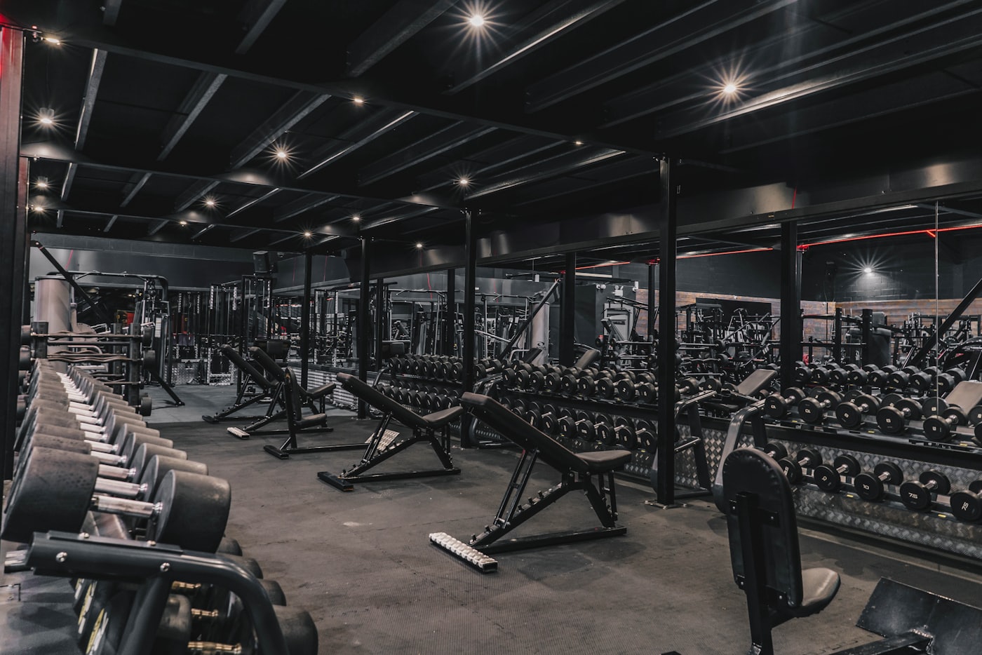 Interior del gimnasio CENIS